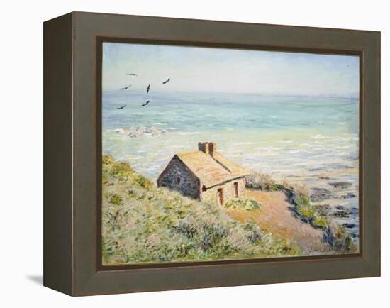 The Customs Hut, Morning, 1882-Claude Monet-Framed Premier Image Canvas