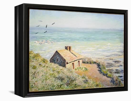 The Customs Hut, Morning, 1882-Claude Monet-Framed Premier Image Canvas