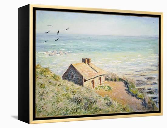 The Customs Hut, Morning, 1882-Claude Monet-Framed Premier Image Canvas