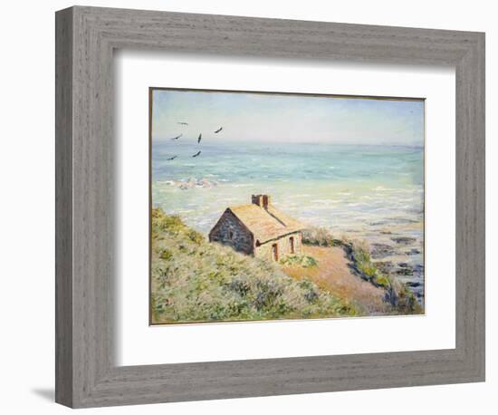 The Customs Hut, Morning, 1882-Claude Monet-Framed Giclee Print