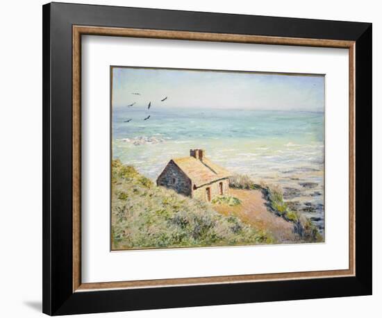 The Customs Hut, Morning, 1882-Claude Monet-Framed Giclee Print