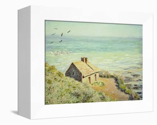 The Customs Hut, Morning, 1882-Claude Monet-Framed Premier Image Canvas