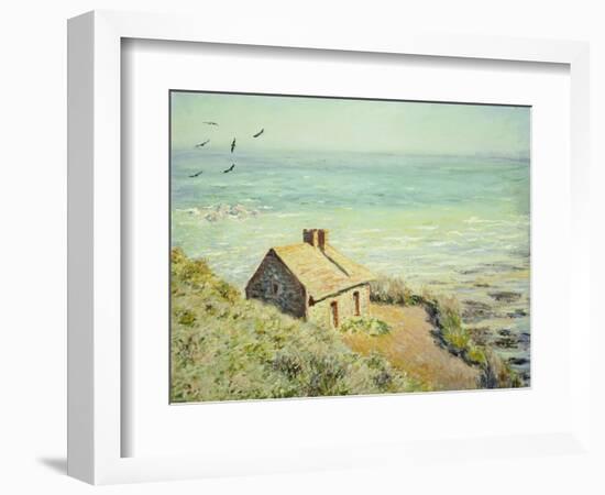 The Customs Hut, Morning, 1882-Claude Monet-Framed Giclee Print