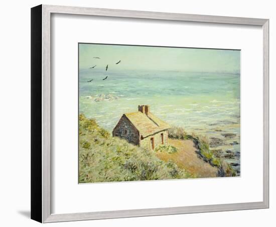 The Customs Hut, Morning, 1882-Claude Monet-Framed Giclee Print