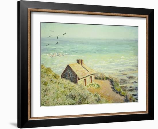 The Customs Hut, Morning, 1882-Claude Monet-Framed Giclee Print