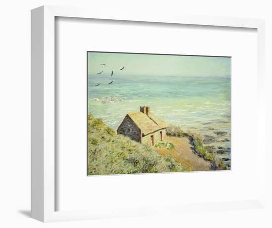 The Customs Hut, Morning, 1882-Claude Monet-Framed Premium Giclee Print