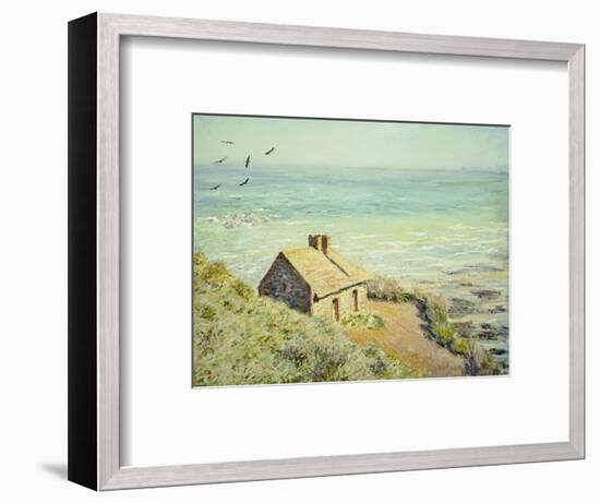 The Customs Hut, Morning, 1882-Claude Monet-Framed Premium Giclee Print