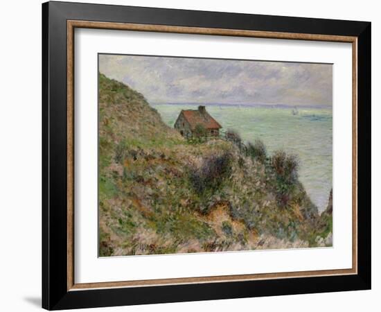 The Customs Officers' Hut at Pourville, 1882-Claude Monet-Framed Giclee Print