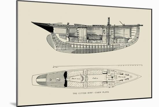 The Cutter Surf, Cabin Plans-Charles P. Kunhardt-Mounted Art Print