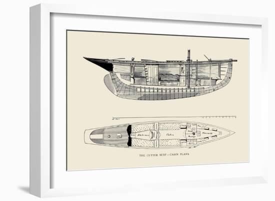 The Cutter Surf, Cabin Plans-Charles P. Kunhardt-Framed Art Print