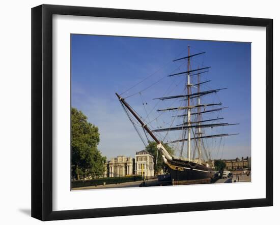 The Cutty Sark, an Old Tea Clipper, Greenwich, London, England, UK-Charles Bowman-Framed Photographic Print