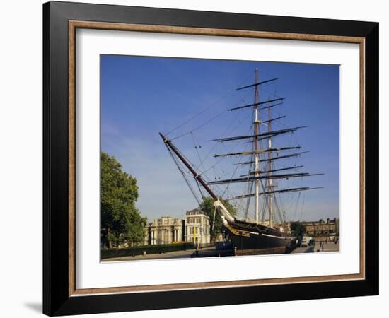 The Cutty Sark, an Old Tea Clipper, Greenwich, London, England, UK-Charles Bowman-Framed Photographic Print