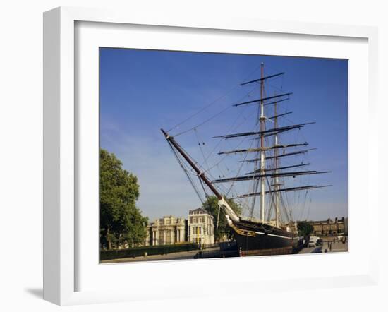 The Cutty Sark, an Old Tea Clipper, Greenwich, London, England, UK-Charles Bowman-Framed Photographic Print