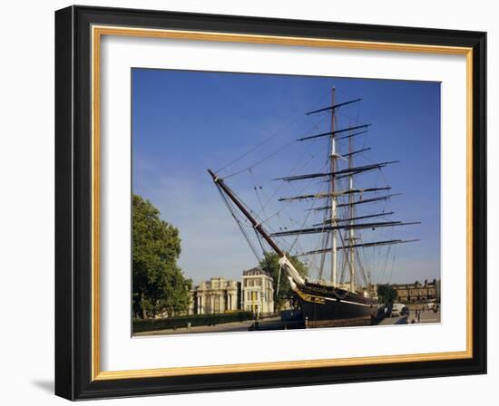 The Cutty Sark, an Old Tea Clipper, Greenwich, London, England, UK-Charles Bowman-Framed Photographic Print