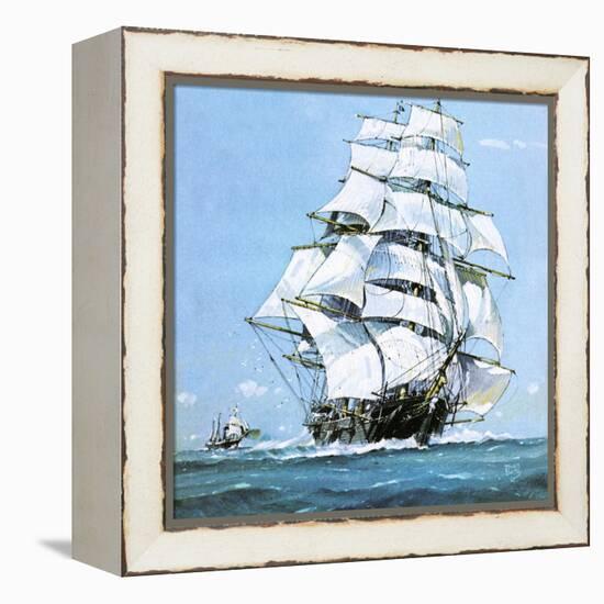 The Cutty Sark-John S. Smith-Framed Premier Image Canvas