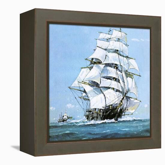 The Cutty Sark-John S. Smith-Framed Premier Image Canvas