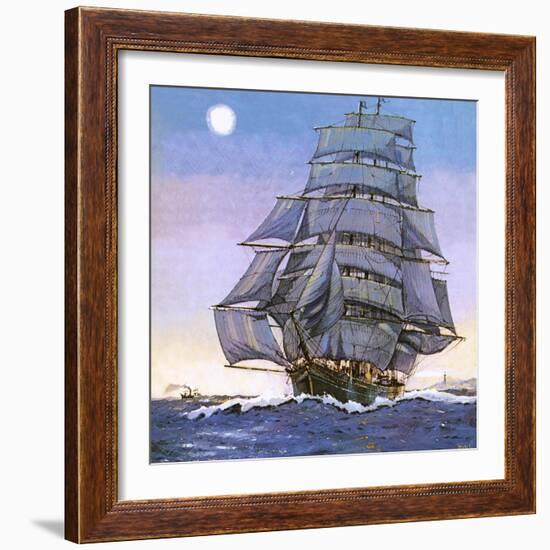 The Cutty Sark-John S. Smith-Framed Giclee Print