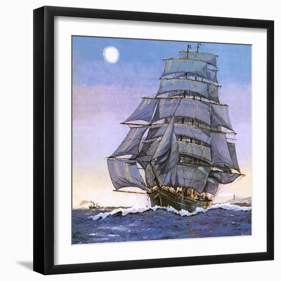 The Cutty Sark-John S. Smith-Framed Giclee Print