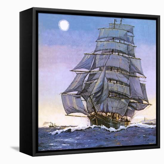 The Cutty Sark-John S. Smith-Framed Premier Image Canvas