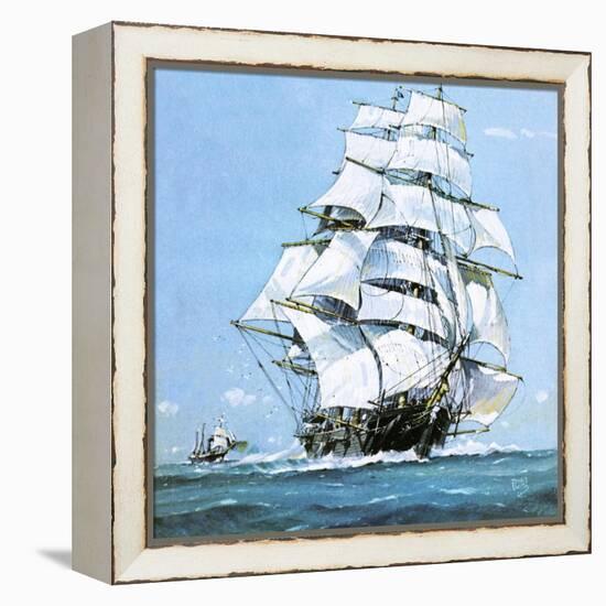 The Cutty Sark-John S. Smith-Framed Premier Image Canvas