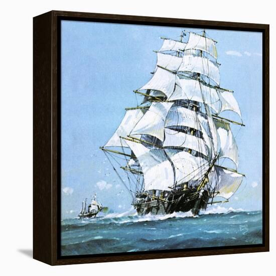 The Cutty Sark-John S. Smith-Framed Premier Image Canvas