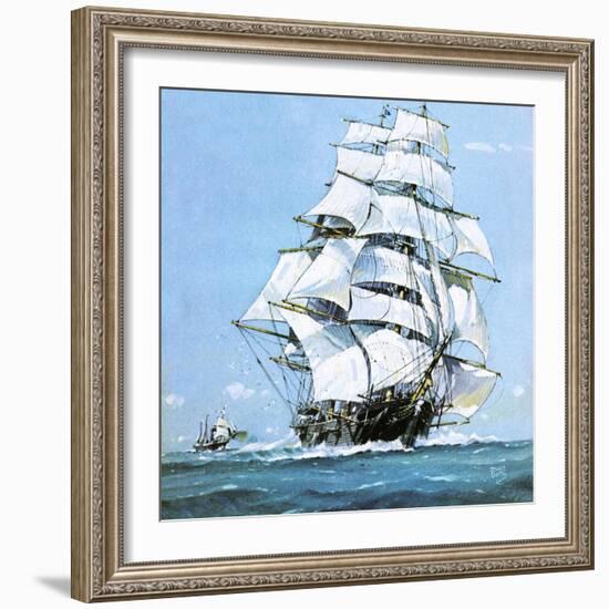 The Cutty Sark-John S. Smith-Framed Giclee Print