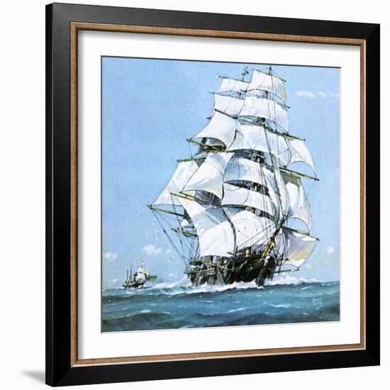 The Cutty Sark-John S. Smith-Framed Giclee Print