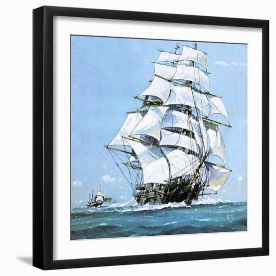 The Cutty Sark-John S. Smith-Framed Giclee Print