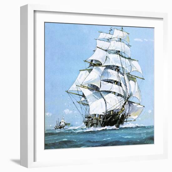 The Cutty Sark-John S. Smith-Framed Giclee Print