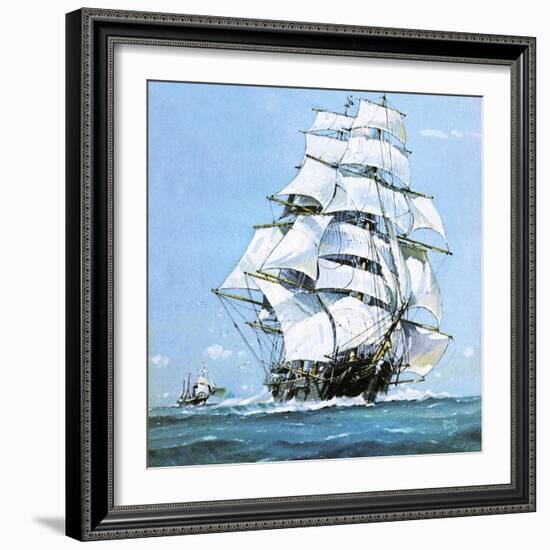 The Cutty Sark-John S. Smith-Framed Giclee Print