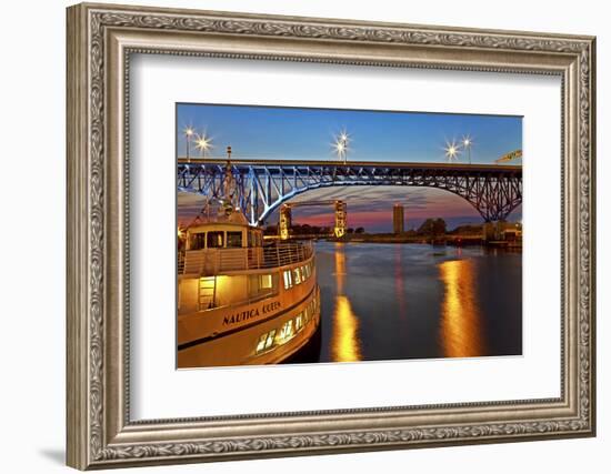 The Cuyahoga River in Cleveland, Ohio, USA-Joe Restuccia III-Framed Photographic Print