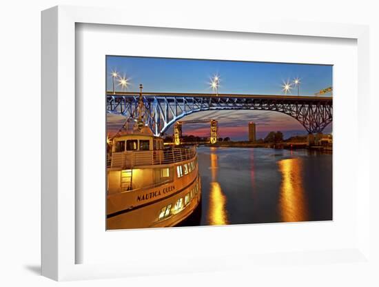 The Cuyahoga River in Cleveland, Ohio, USA-Joe Restuccia III-Framed Photographic Print