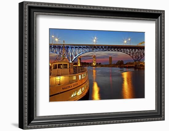 The Cuyahoga River in Cleveland, Ohio, USA-Joe Restuccia III-Framed Photographic Print