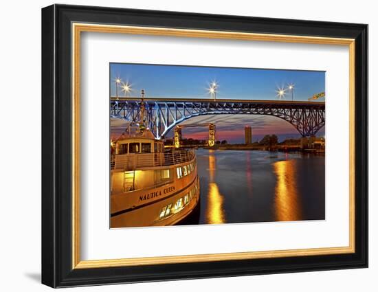 The Cuyahoga River in Cleveland, Ohio, USA-Joe Restuccia III-Framed Photographic Print