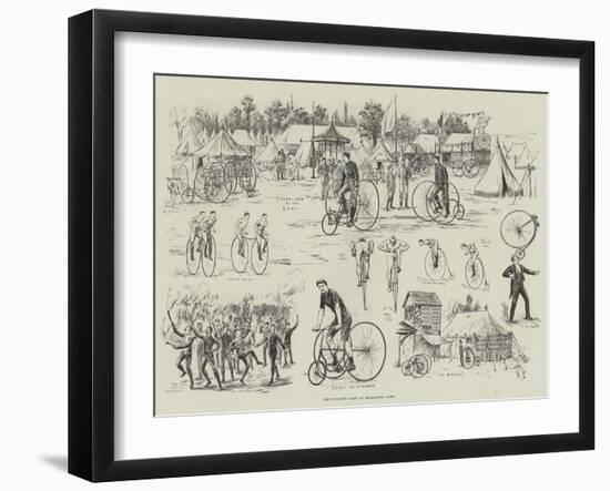 The Cyclists' Camp at Alexandra Park-null-Framed Giclee Print