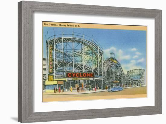 The Cyclone, Coney Island, C.1946-null-Framed Giclee Print