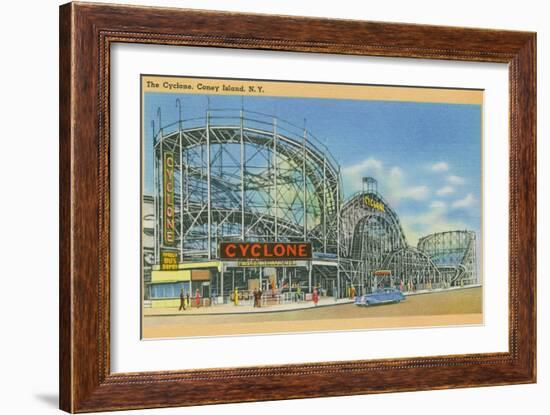 The Cyclone, Coney Island, C.1946-null-Framed Giclee Print