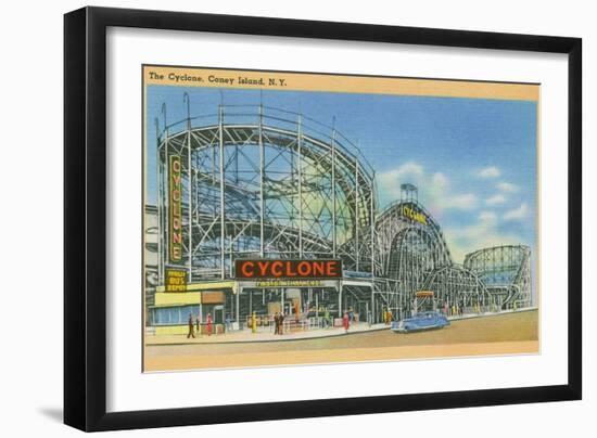 The Cyclone, Coney Island, C.1946-null-Framed Giclee Print