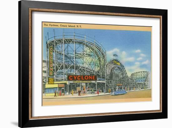 The Cyclone, Coney Island, C.1946-null-Framed Giclee Print