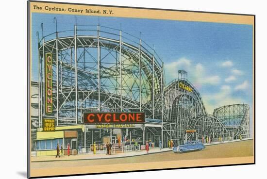 The Cyclone, Coney Island, C.1946-null-Mounted Giclee Print