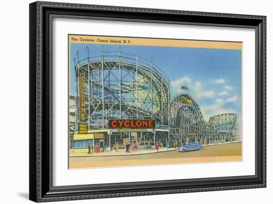 The Cyclone, Coney Island, C.1946-null-Framed Giclee Print