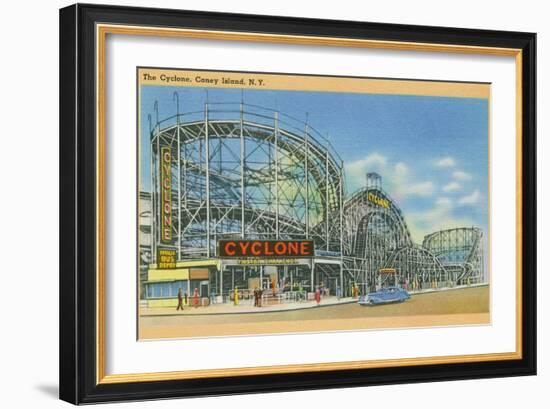 The Cyclone, Coney Island, C.1946-null-Framed Giclee Print