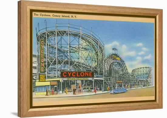 The Cyclone, Coney Island, C.1946-null-Framed Premier Image Canvas