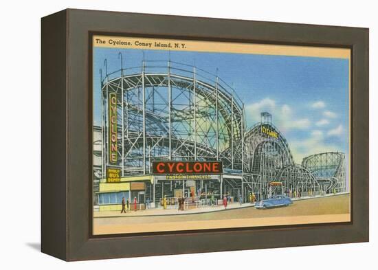 The Cyclone, Coney Island, C.1946-null-Framed Premier Image Canvas