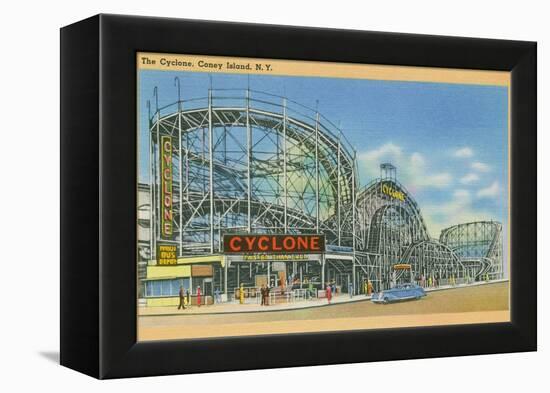 The Cyclone, Coney Island, C.1946-null-Framed Premier Image Canvas
