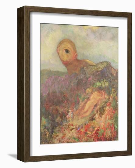 The Cyclops, circa 1914-Odilon Redon-Framed Giclee Print