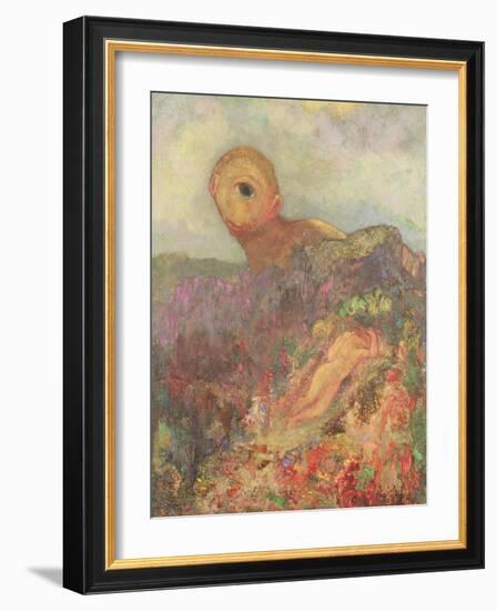 The Cyclops, circa 1914-Odilon Redon-Framed Giclee Print