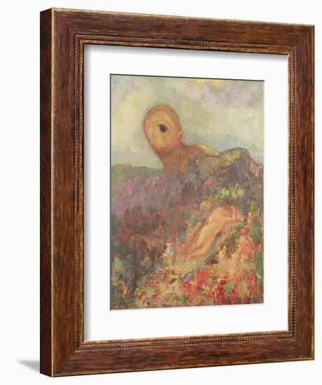 The Cyclops, circa 1914-Odilon Redon-Framed Giclee Print