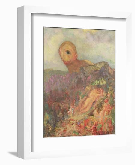 The Cyclops, circa 1914-Odilon Redon-Framed Giclee Print