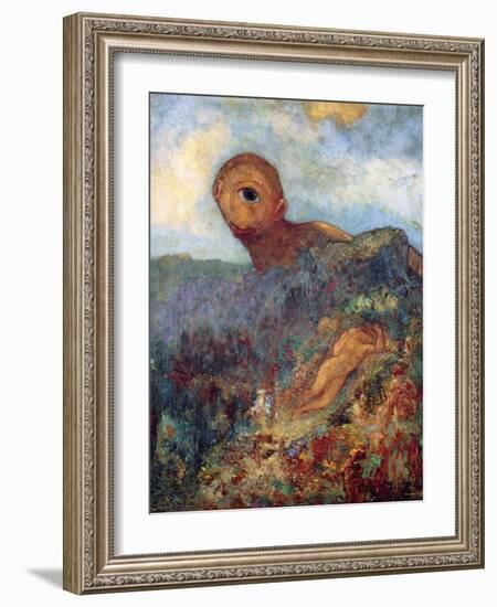 The Cyclops-Odilon Redon-Framed Photographic Print